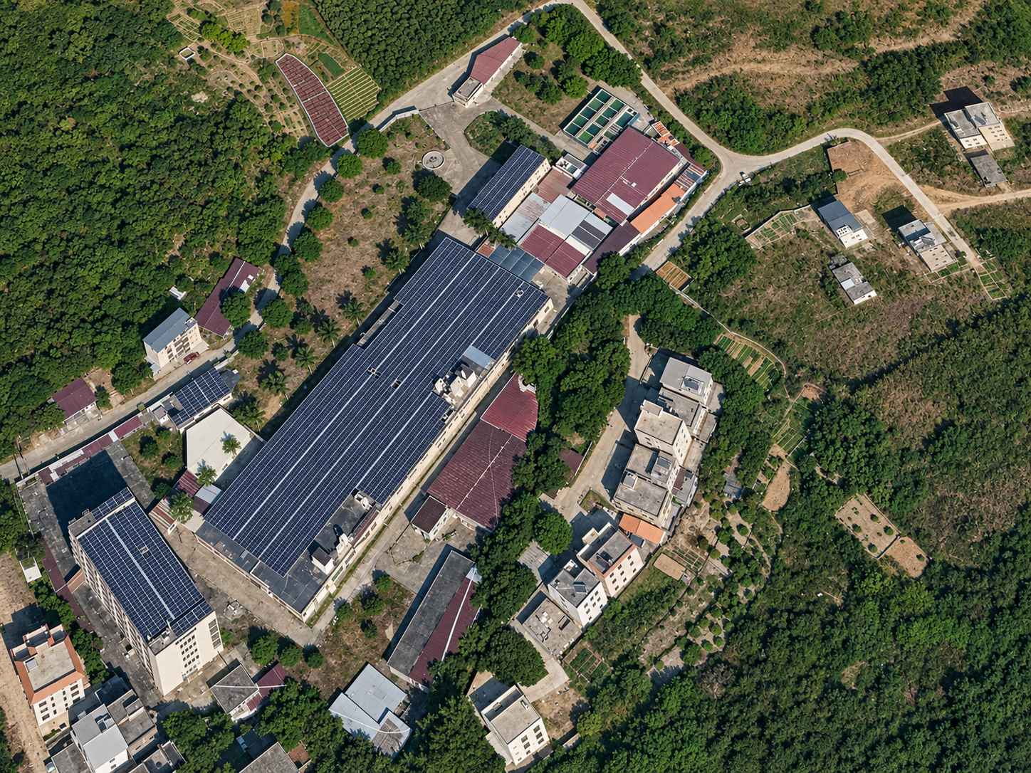 Aerial view of SX Blinds Huizhou production base