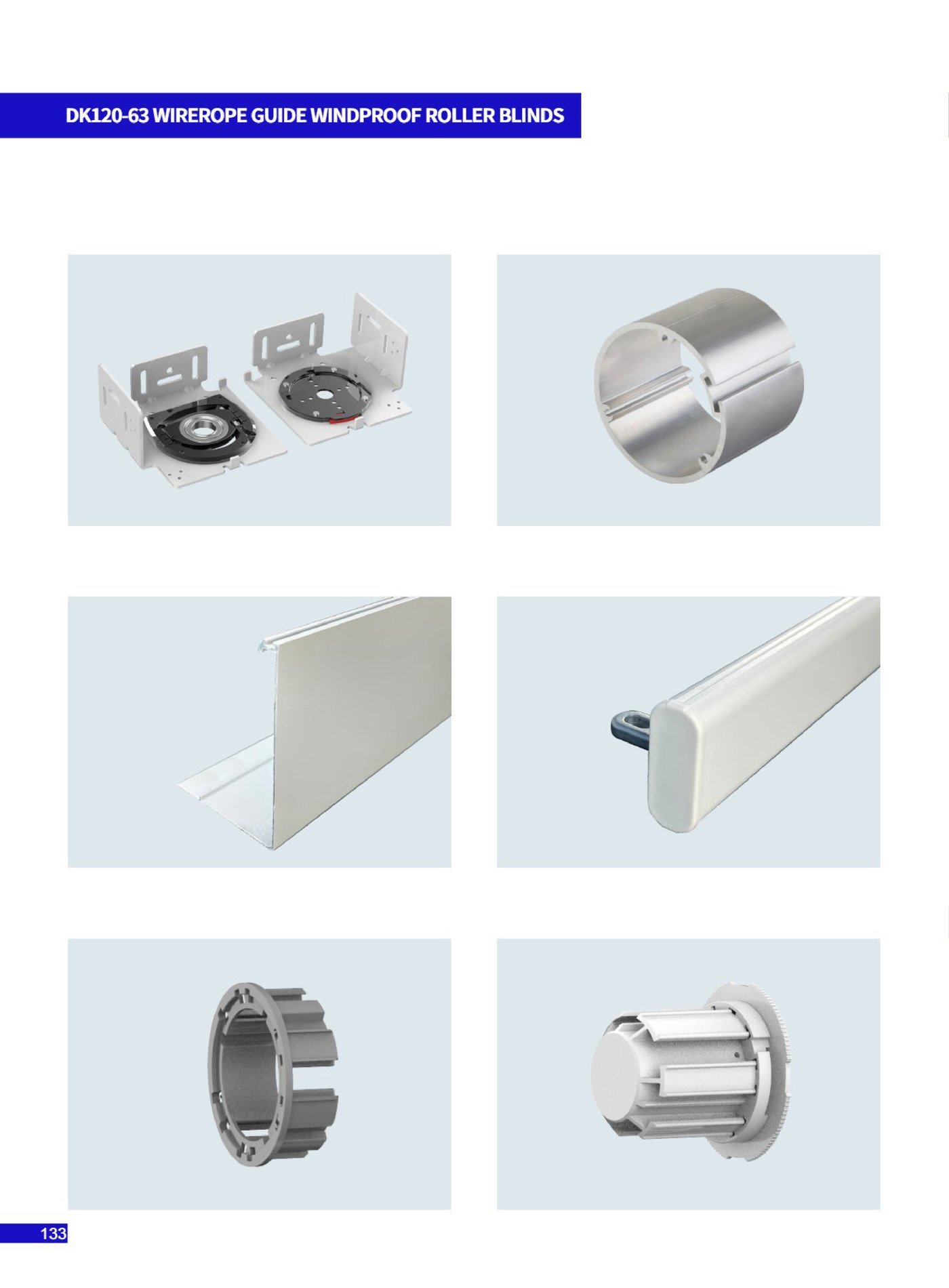 DK120-63 windproof roller blinds - 2