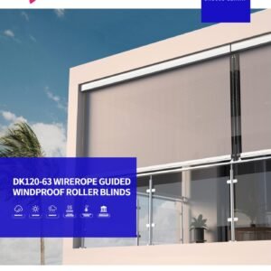DK120-63 windproof roller blinds - main