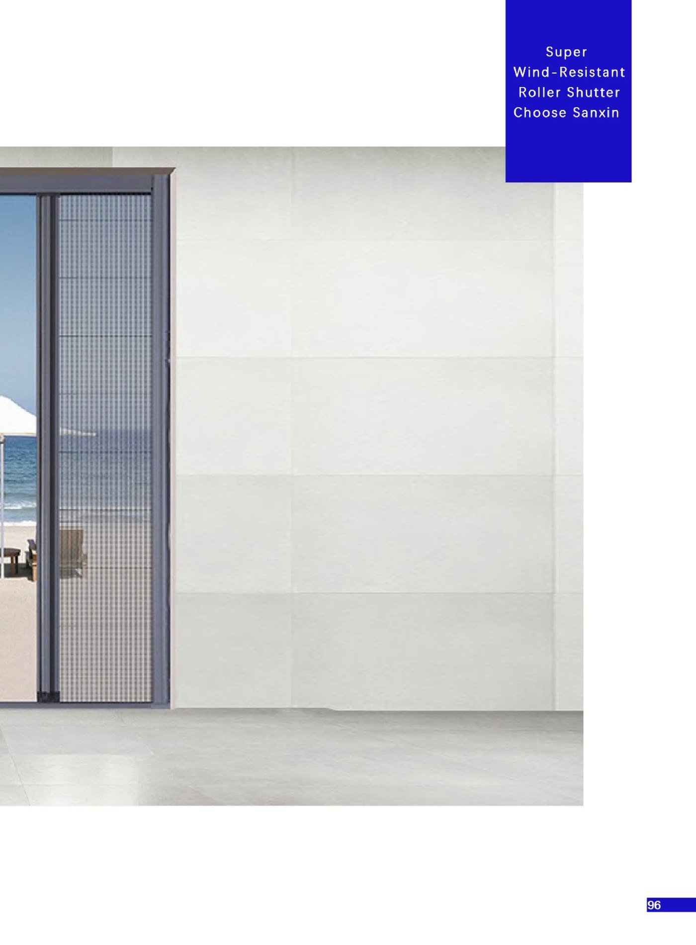 VR100 windproof roller blinds - 1
