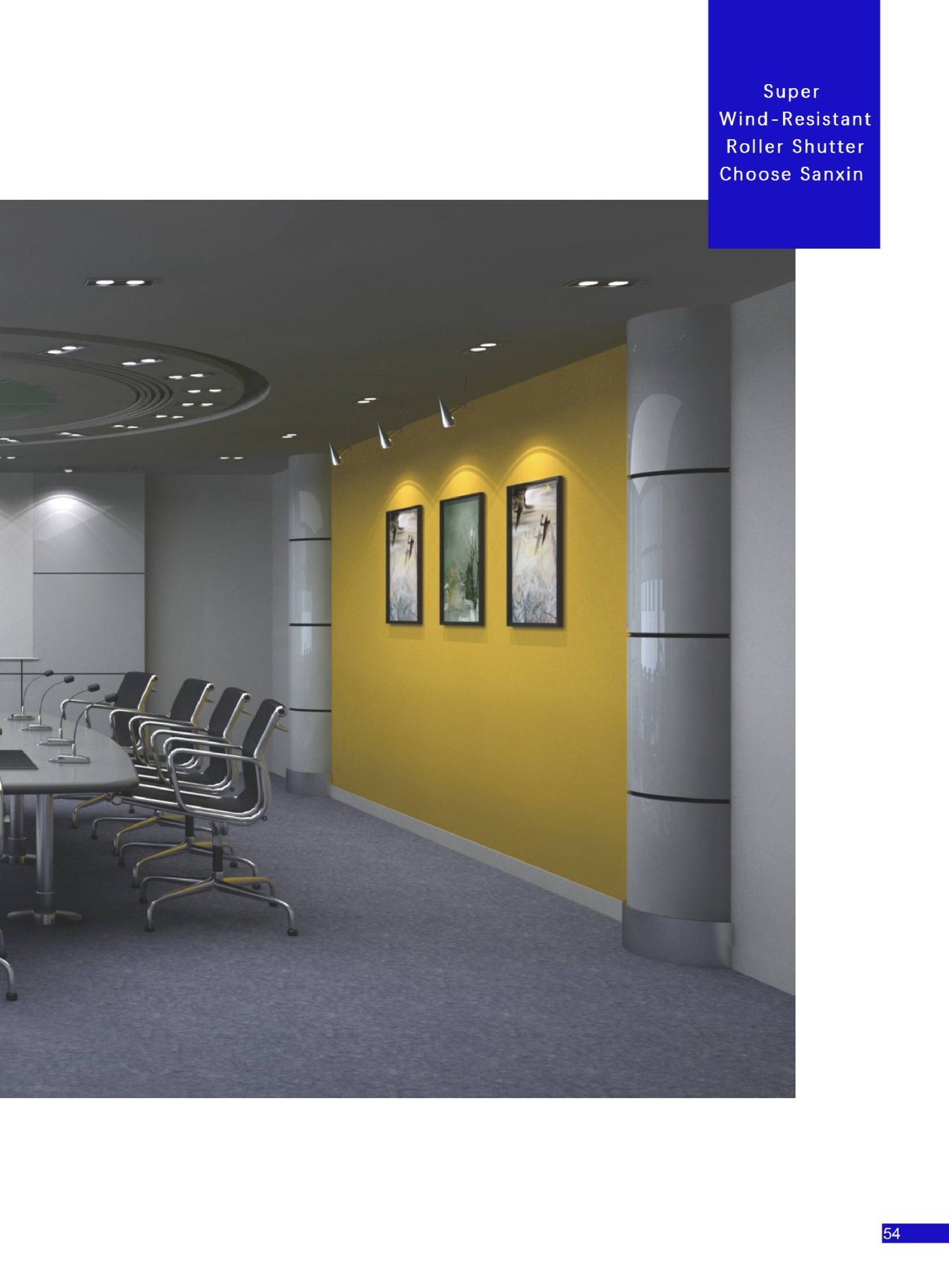WR100 windproof roller blinds - 1