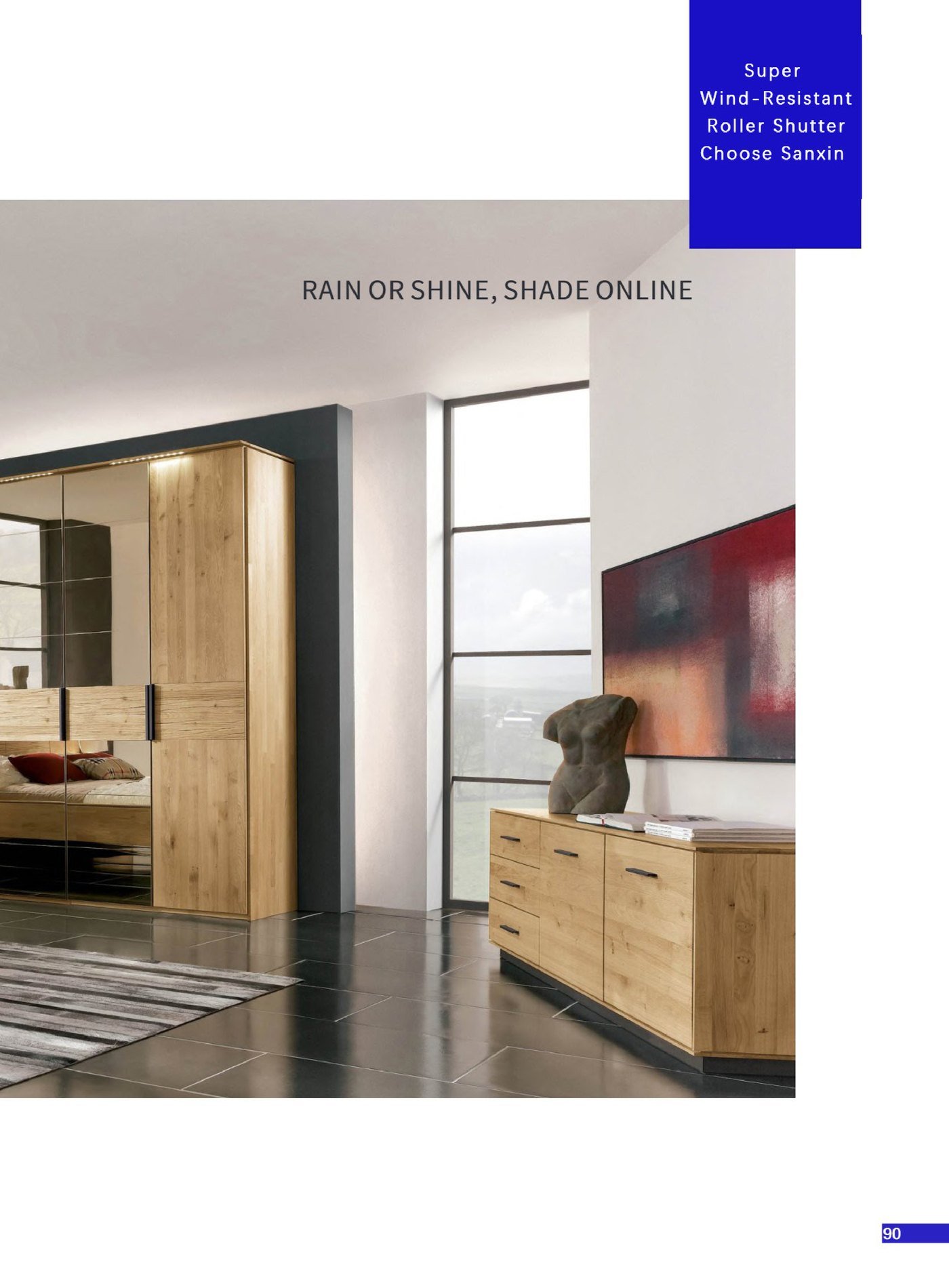 WR130-180 windproof roller blinds - 1