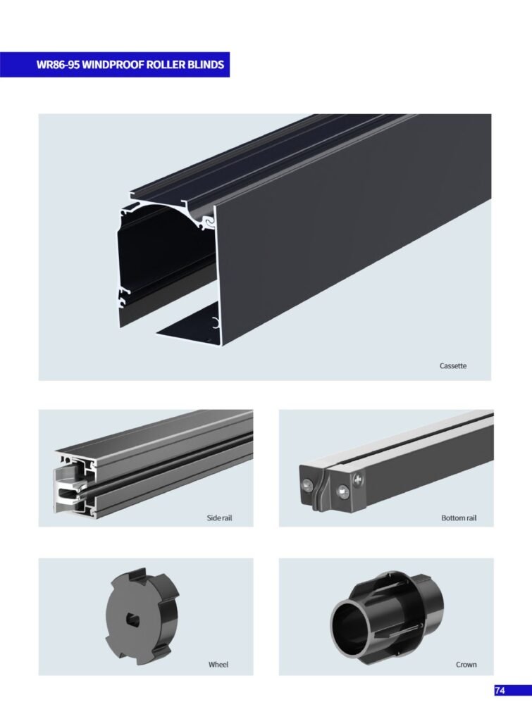 WR86-95 windproof roller blinds - main